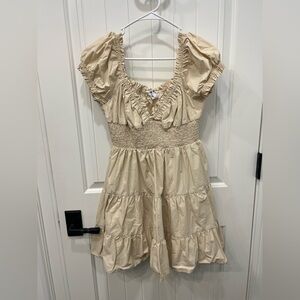 Princess Polly Beige Dress